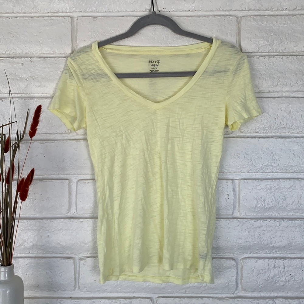 AERIE - Yellow Tee